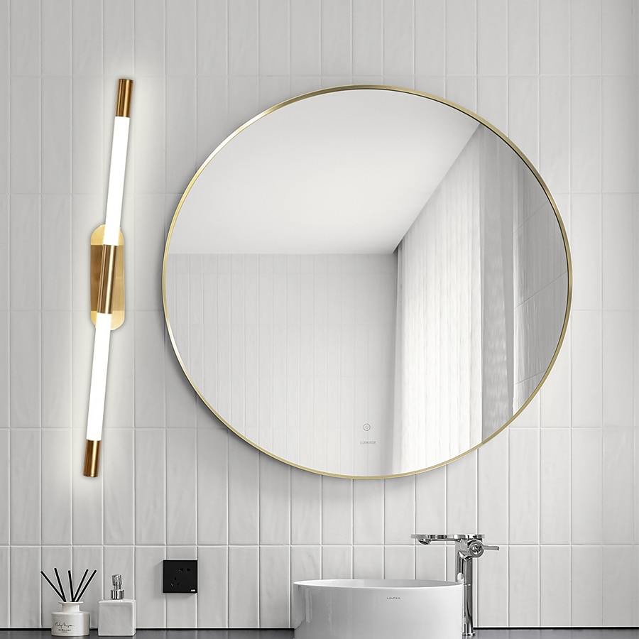 lampada da parete a led striscia design 22 "moderna lampada da parete a sfondo led soggiorno camera da letto comodino 10w alluminio applique da parete per interni ligting applique bianco caldo 1 pz del 2025 a $82.99 –P10
