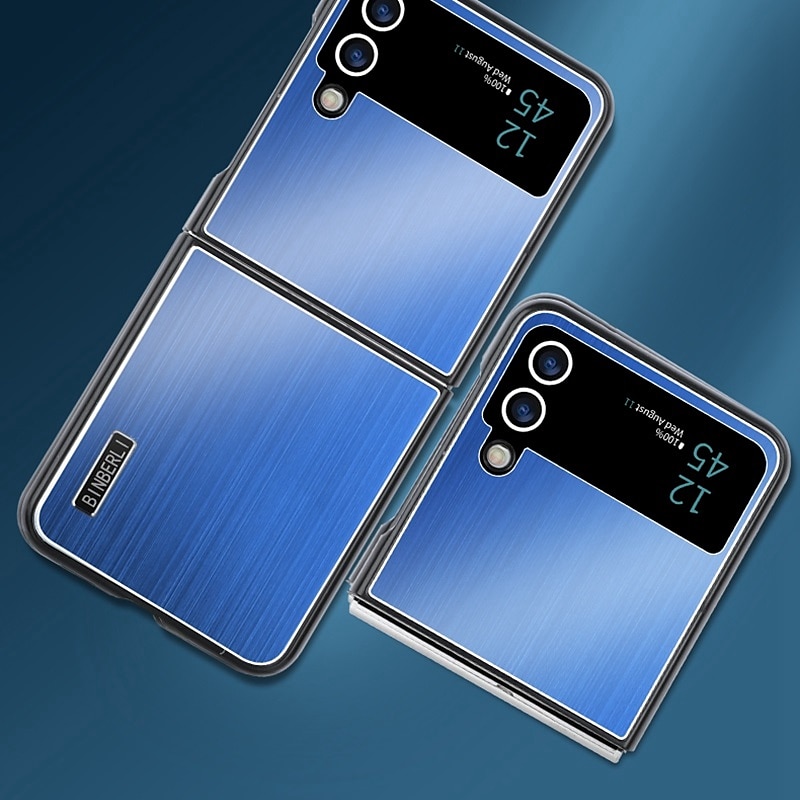 teléfono Funda Para Samsung galaxia Z Flip 6 Z Flip 5 Z Flip 4 Z Flip 3 Estuche ultrafino Marco Antigolpes anti-caída Protección de grado militar Armadura Aleación de aluminio 2025 - $20.99 –P9