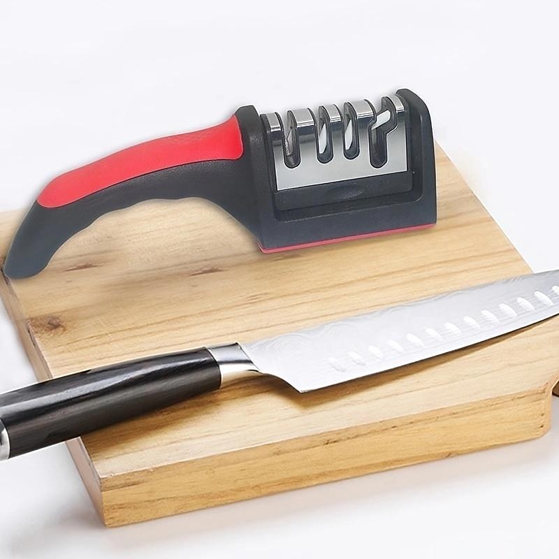 Knife Sharpener 3 Stages Professional Kitchen Sharpening Stone Grinder  knives Whetstone Tungsten Diamond Ceramic Sharpener Tool