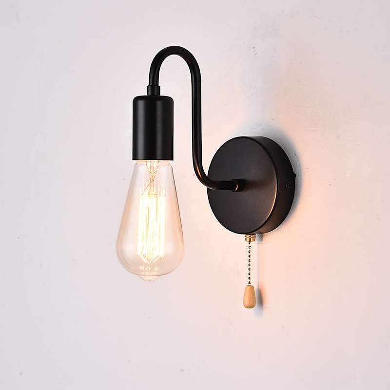 Wall Sconce Light Fixture Indoor Modern Bathroom E26 / E27 Wall Sconce Corridor Sconce Light Fixture Bedroom Wall Lighting, LED Bulb Not Included 2PCS 2025 - $33.99 –P1