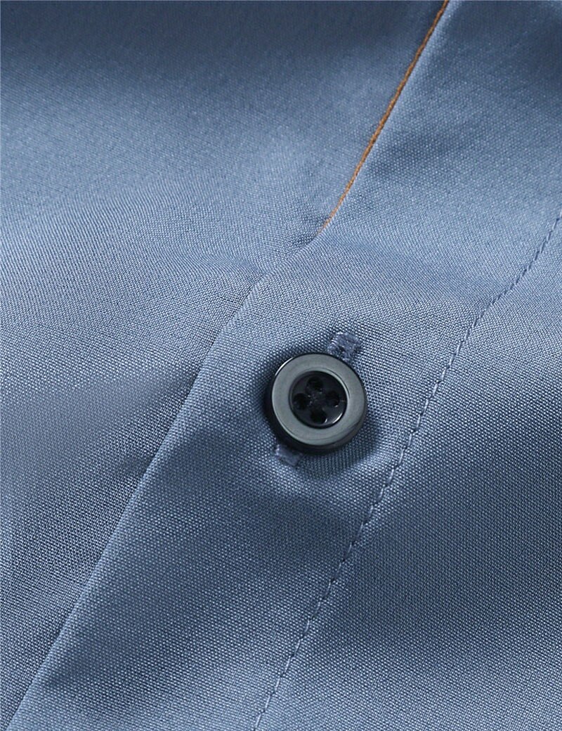 Per uomo Camicia Camicia estiva Camicia con bottoni Maglietta informale Camicia da spiaggia Blu Verde Grigio Manica lunga Color Block Bavero Giornaliero Da mare Abbigliamento Di tendenza Informale del 2025 a $21.99 –P4