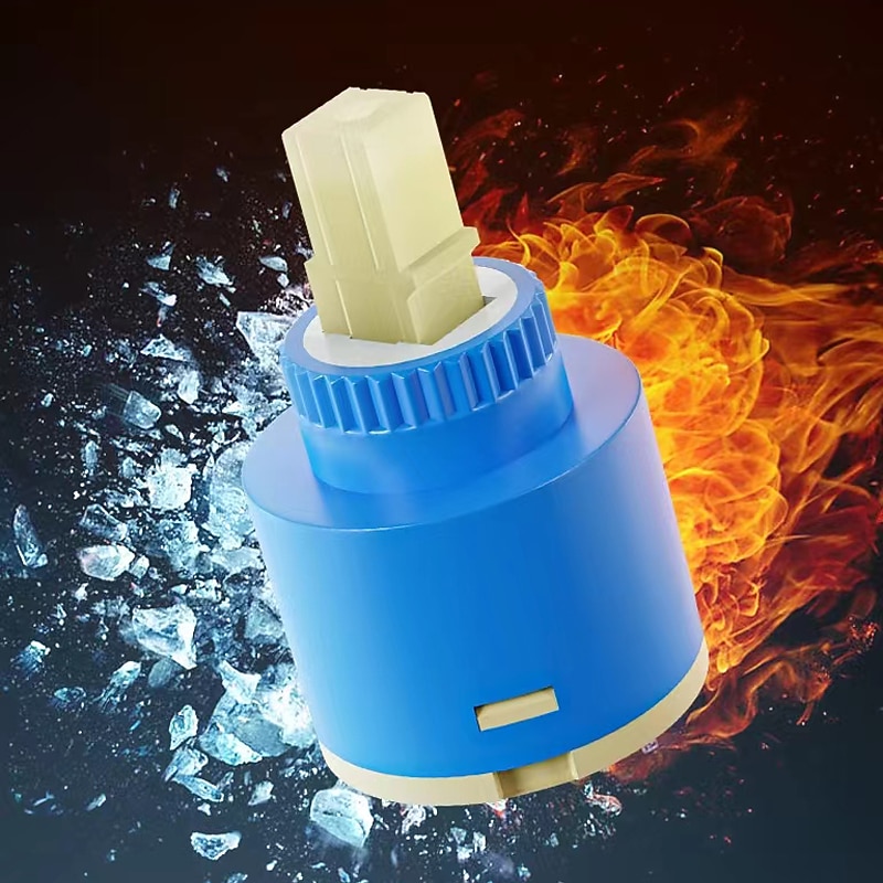 Замена картриджа с керамическим клапаном 25/35/40 мм, кухонный смеситель с одной ручкой, смеситель для раковины, кран для ванной, ремонт универсального картриджа с керамическим диском в сборе 2026 - $11.49 –P9