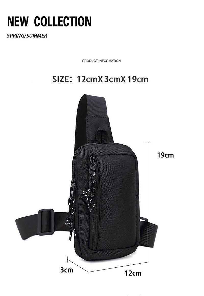 Fashion Small Crossbody Bag for Men Bags Phone Casual Man