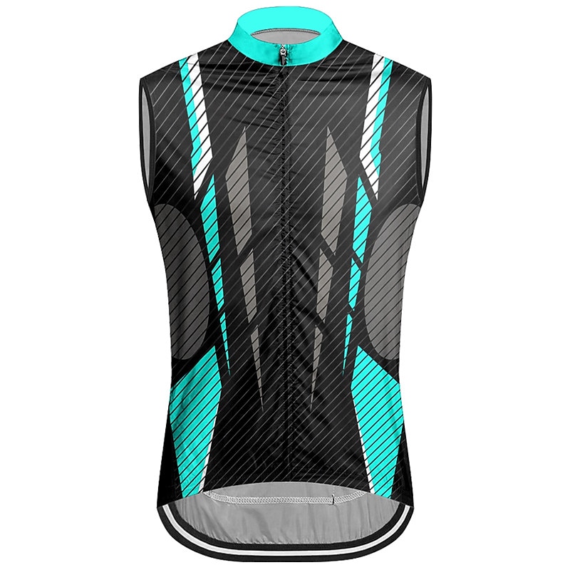 Men's Cycling Vest Cycling Jersey Sleeveless Bike Vest / Gilet Jersey Top with 3 Rear Pockets Mountain Bike MTB Road Bike Cycling Breathable Quick Dry Moisture Wicking Back Pocket Royal Blue Sky Blue 2025 - $25.99 –P7