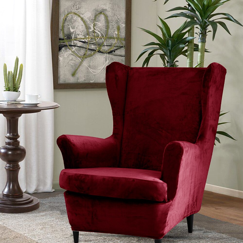 כיסוי כיסא גב כנף מתיחה קטיפה כיסוי כורסה ספנדקס כיסוי כיסא כנף כיסויי ספה לכלבים חיית מחמד, מגן ריהוט ספה רחיץ איקאה סטרנדמון 2026 - $58.99 –P10