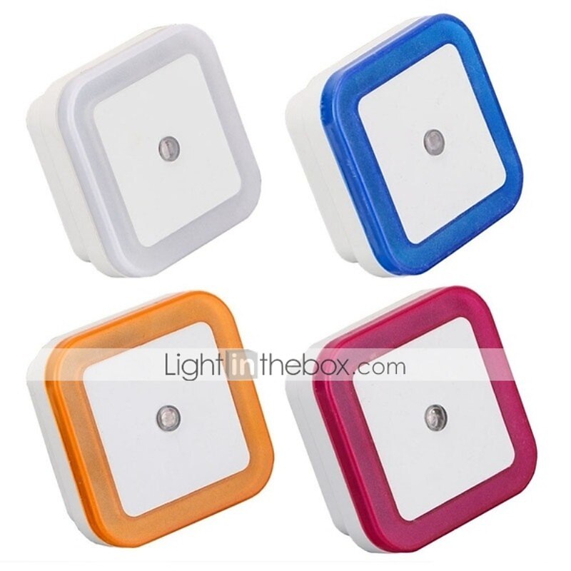 Auto-Sensing Touch Night Light for Baby Room Bedroom Corridor Bedside Light Control Intelligent Sensor Mini Square Lamp US Plug EU Plug 2025 - $4.99 –P8