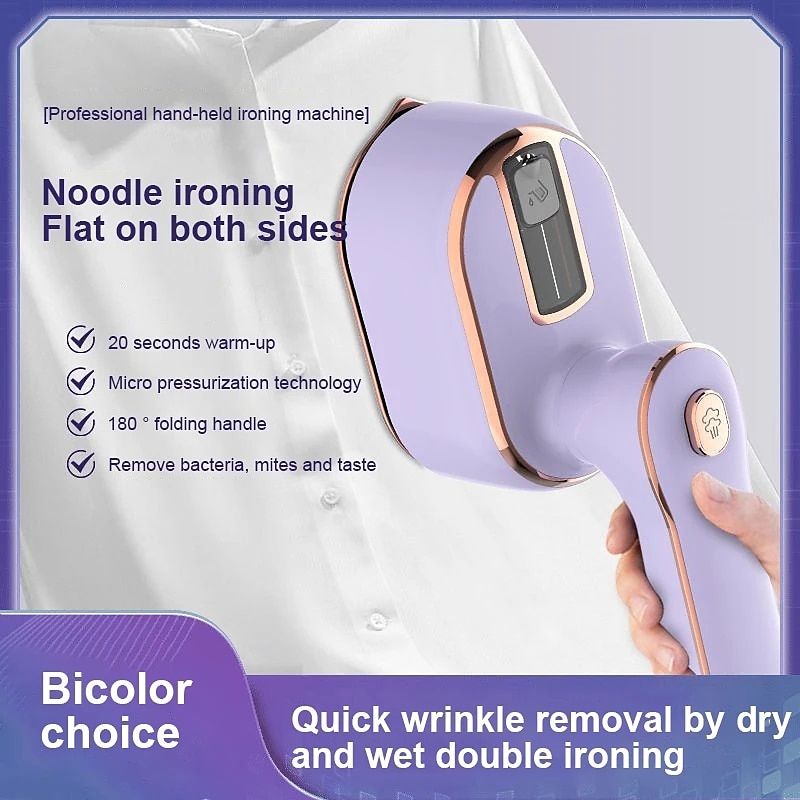 1000W High Power Garment Steamers Professional Handheld Electric Irons Clothes Dry & Wet Double Ironing Mini Travel Steam Iron 2025 - $38.99 –P2