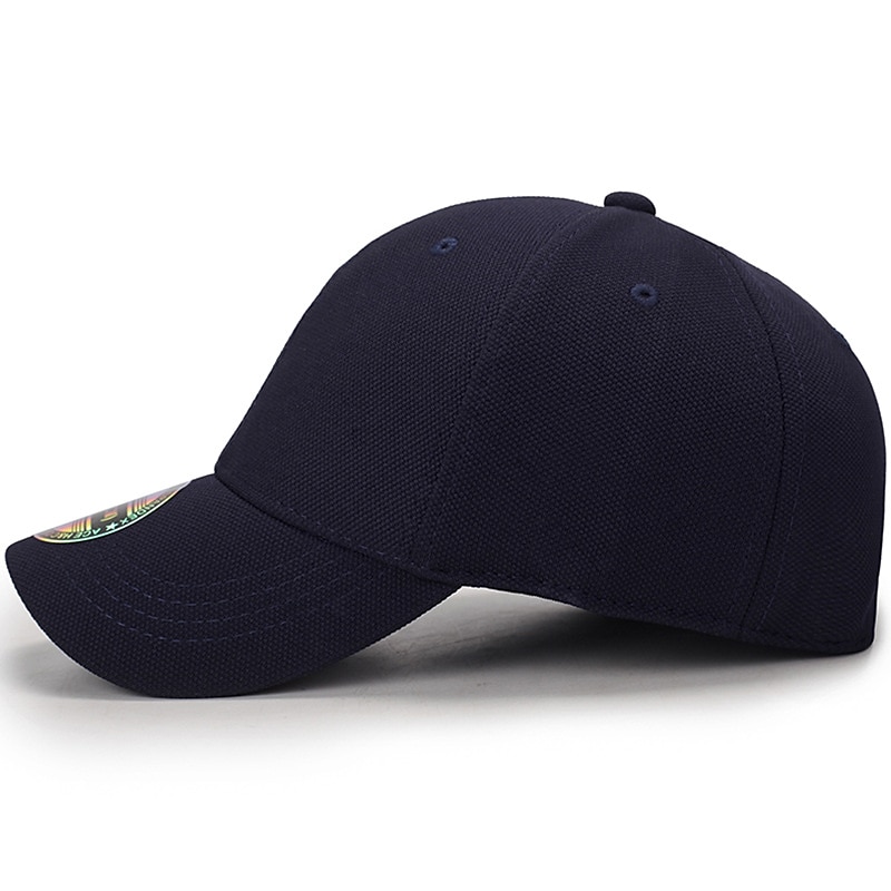 Men's Baseball Cap Trucker Hat Black Deep Blue Polyester Travel Beach Outdoor Vacation Plain Adjustable Sunscreen Breathable Fashion 2025 - $8.49 –P3