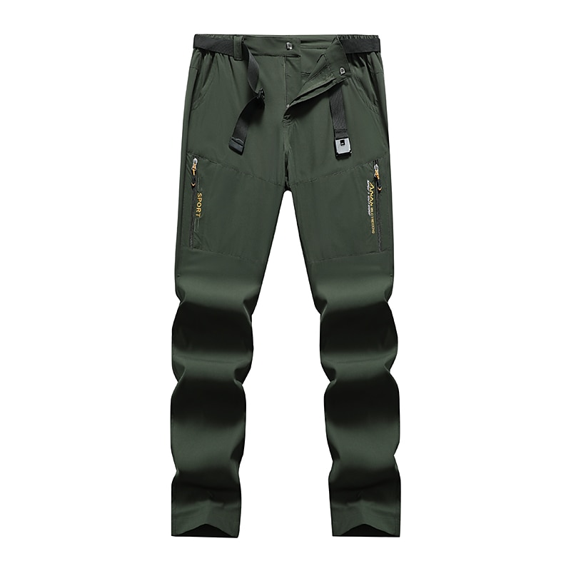 Men's Hiking Pants Trousers Outdoor Regular Fit Breathable Quick Dry Soft Sweat wicking Bottoms Dark Grey Black Camping / Hiking Hunting Fishing S M L XL XXL 2025 - $18.99 –P18
