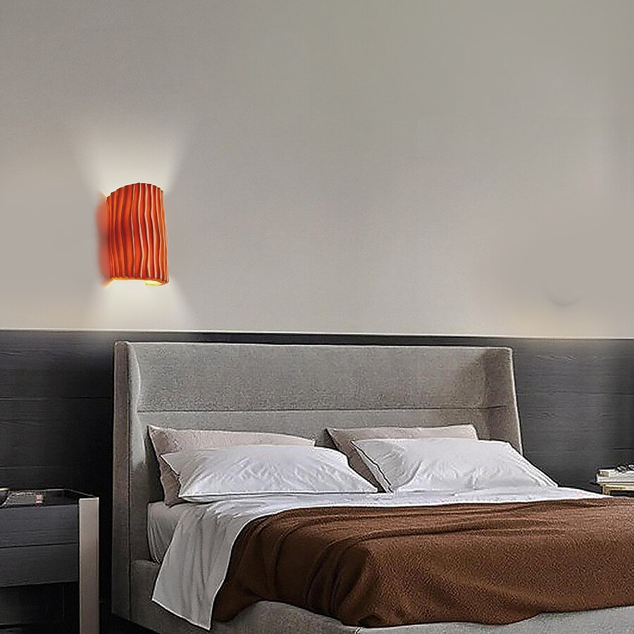 lampada da parete a led striscia design 10 "resina 5w moderna sfondo a led lampada da parete soggiorno camera da letto comodino applique da parete per interni ligting applique bianco caldo 1 pz del 2025 a $82.99 –P7