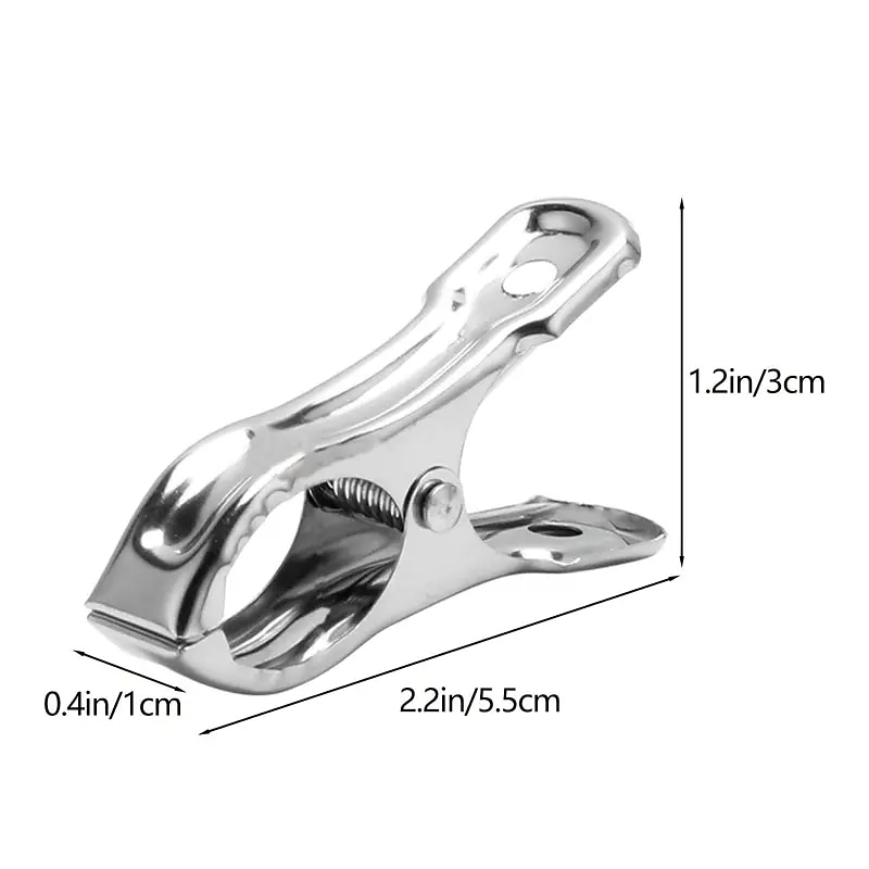 16 stuks roestvrijstalen broeikasklemmen tuinclips plantafdekking op tuinhoepels of broeikashoepels roestvrijstalen wasknijpers stevige metalen strandlakenclips 2026 - $10.49 –P5