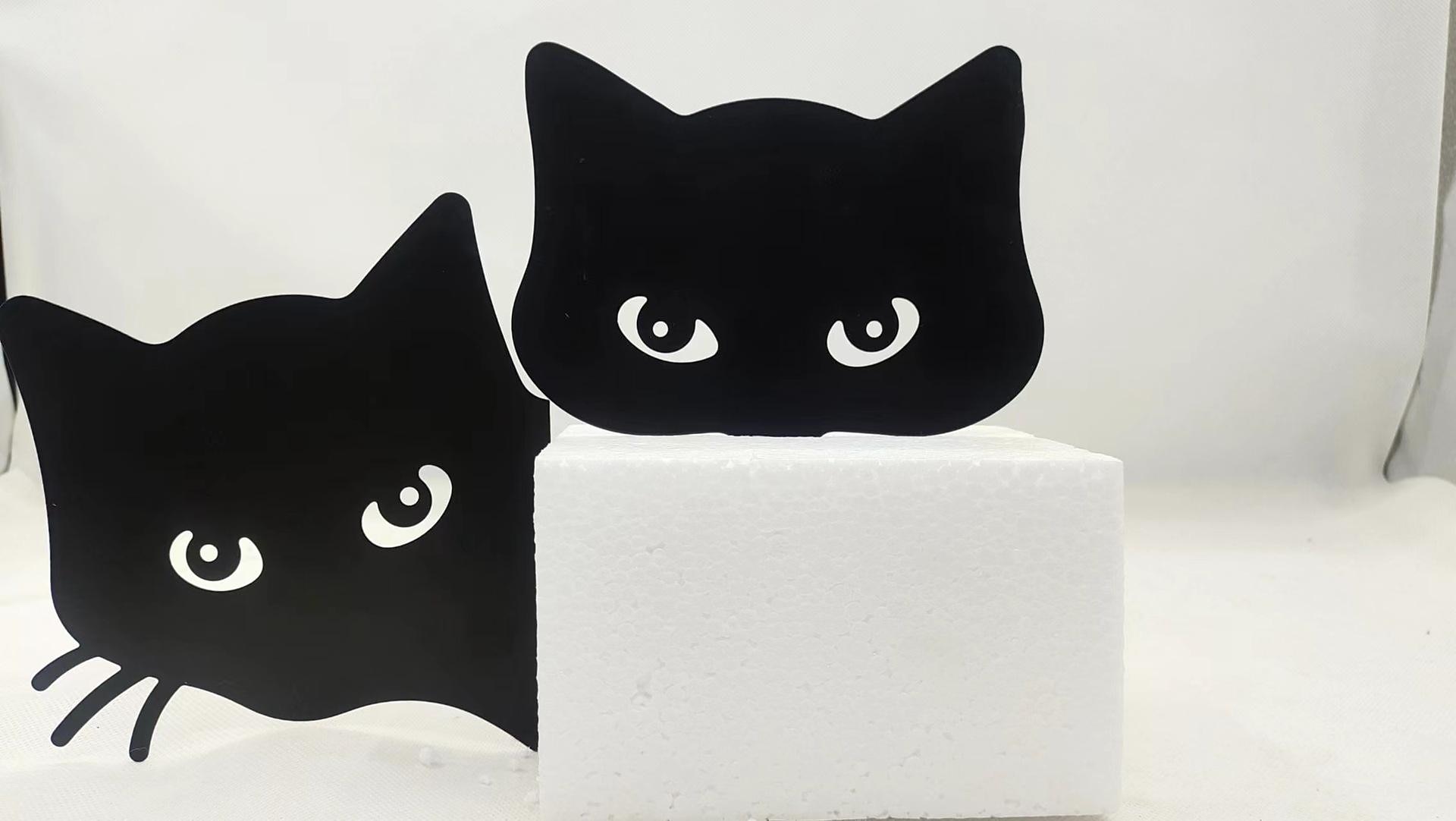 2pcs sagoma gatto che fa capolino in metallo plug-in giardino cortile arte halloween arredamento fattoria decorazioni per la casa ornamenti per esterni arredamento cortile prato regalo ideale per gli del 2025 a $15.49 –P6