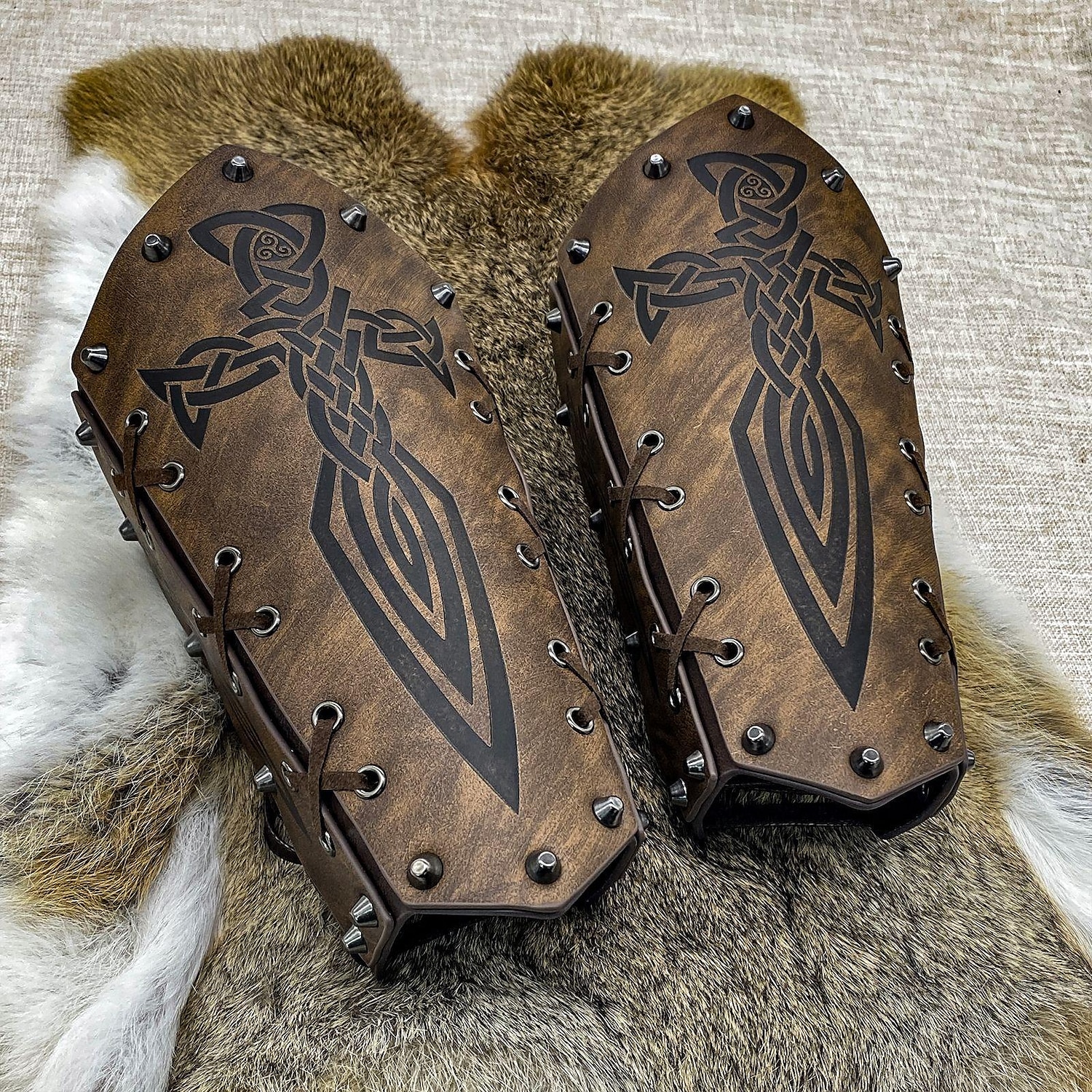 Punk & Gothic Medieval Renaissance Cosplay Costume Armor Masquerade Warrior Knight Ritter Viking Crusader Celtic Knight Archery Fancy Dress Men's Viking Halloween Carnival Masquerade Performance 2026 - $26.99 –P2