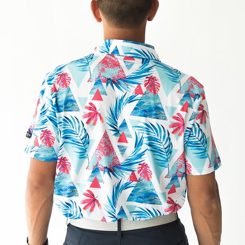 Derby de Kentucky Hombre Flamenco Camisas polo hawaianas Camiseta de golf Manga Corta Camisas de polo Camisas con cuello Casual Ropa de playa Ropa de vacaciones Ropa tropical Trajes de fiesta Botones 2025 - $22.99 –P6