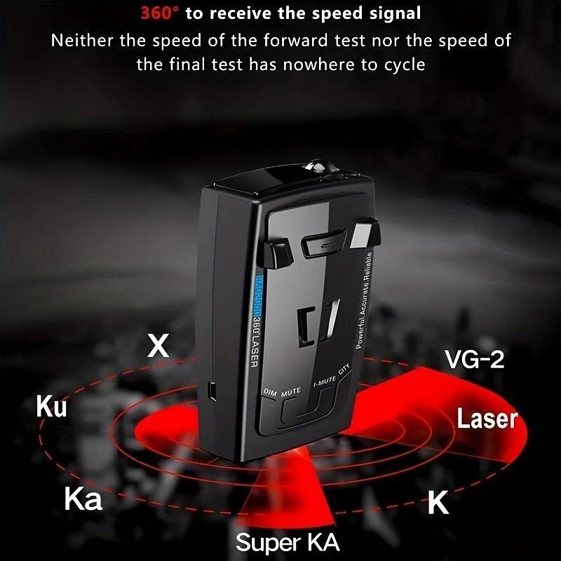 RAD2000 Car Detector 12V English Russian Laser Rador Detection Speed Alarm Warning X K Ka Band Auto Accessory 2025 - $42.99 –P3