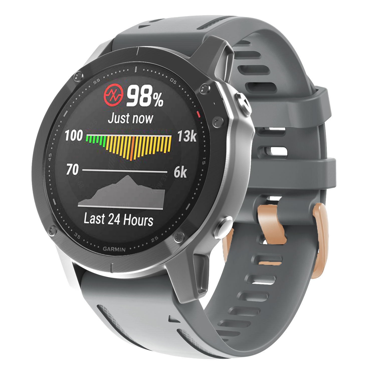 Kellon ranneke varten Garmin Fenix 7S Pro 6S 5S Plus Epix Pro 42mm Approach S70 42mm Instinct 2S Descent Mk2S D2 Delta S 20mm Silikoni Korvaus Hihna Pikakiinnitys 22mm Urheiluhihna Ranneke 2025 - $13.99 -P10