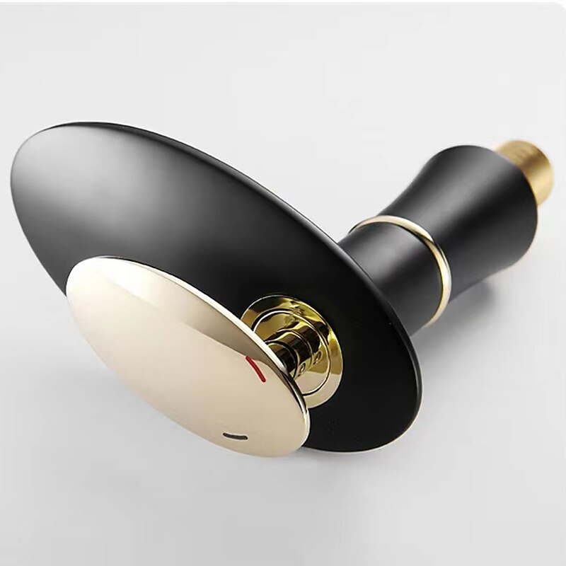 cascade salle de bain évier mitigeur rond, robinets de lavabo monocommande salle de bain avec tuyau d'eau chaude et froide monobloc vasque eau laiton robinet monté sur pont de 2025 ? $97.99 –P7