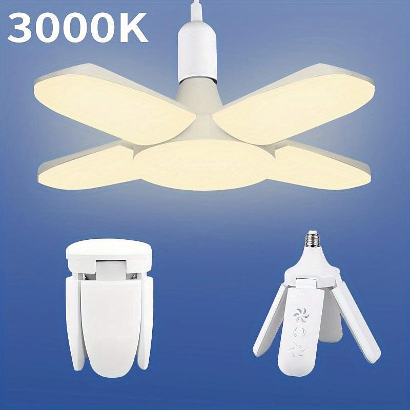 Pendant Fan Lights High Brightness Mini LED Garage Light 28W 6500K Pendant Light Foldable 2025 - $12.49 –P7