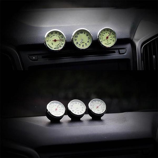 1pc orologio luminoso per auto termometro igrometro decorazione per auto orologio luminoso per auto orologio al quarzo multi-funzione decorazione per interni auto del 2025 a $12.99 –P2