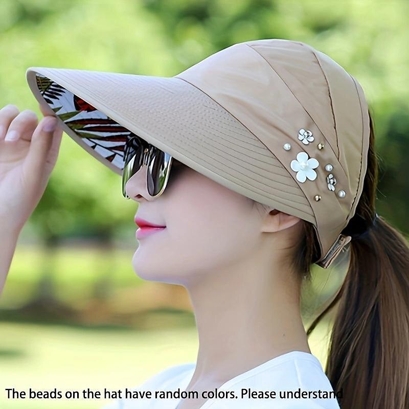 cappello da sole estivo da donna cappello da sole da viaggio all'aperto cappello da sole pieghevole cappello da sole anti-ultravioletto del 2025 a $6.49 –P3
