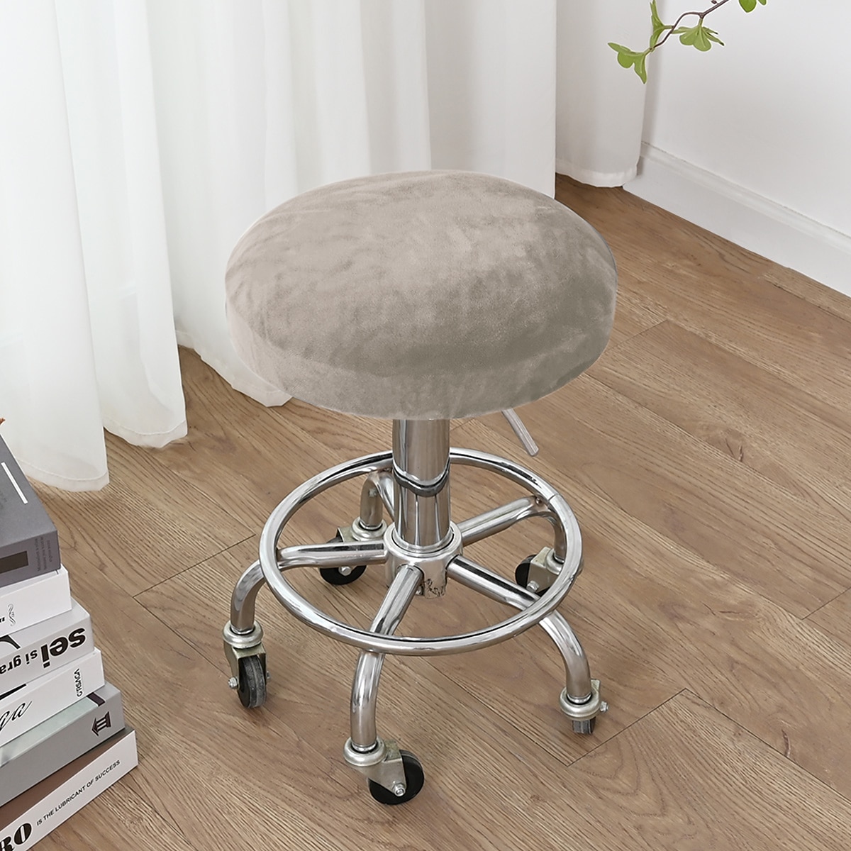 velours rond tabouret de bar siège couvre pub comptoir tabouret chaise housse carré pivotant tabouret élastique bar chaise couvre lavable housse de coussin pour café partie bar restrant de 2026 ? $16.99 –P19