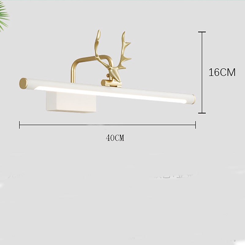 lampada frontale a specchio a led vanity light 40cm 20w applique da parete per camera da letto moderna semplice bagno alluminio acrilico ip20 110-240v del 2025 a $190.99 –P2
