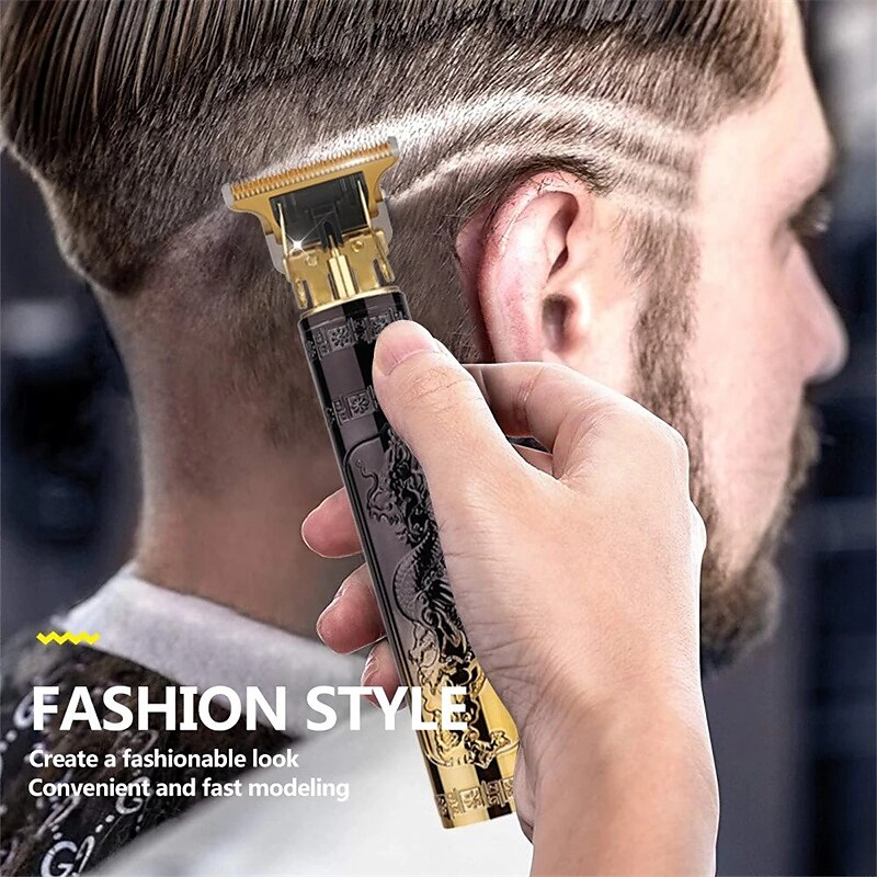 Vintage T9 Hair Trimmer Machine Cordless Hair Cutter Finishing Machine Beard Clipper Hair for Men Electric Shaver USB 2025 - $14.99 –P5