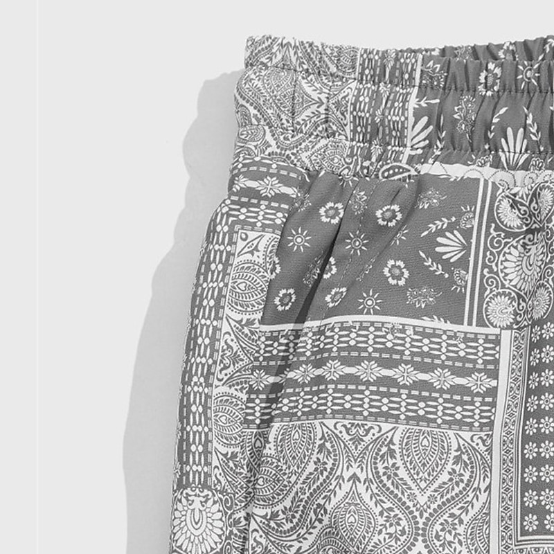 Homme Paisley Bloc de Couleur Fleur / Floral Shorts Shorts d'été Shorts de plage Taille Moyenne Streetwear Hawaïen Designer Occasionnel Quotidien Fête Cordon de serrage Taille Élastique Impression 3D de 2026 ? $20.99 –P7