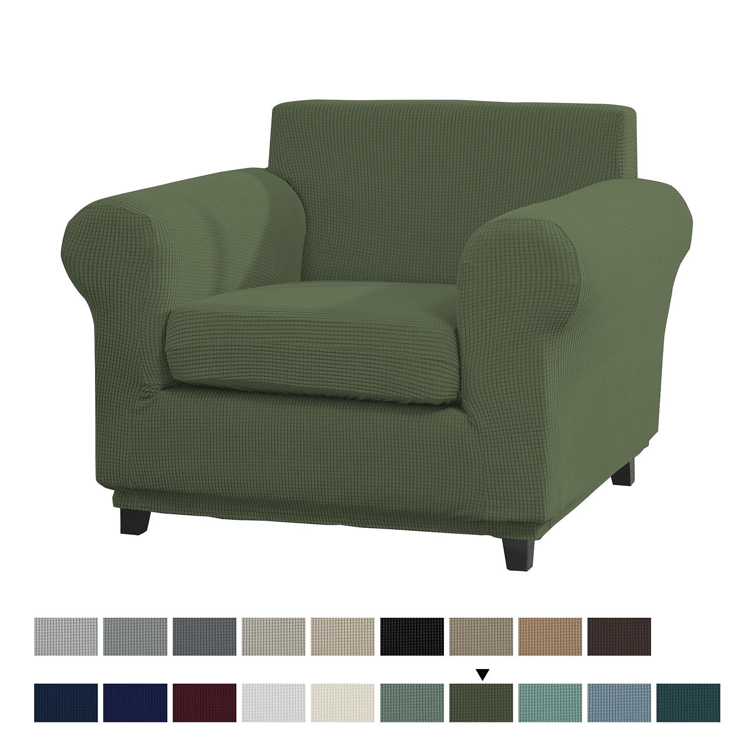 Stretch Single Sofa Cover For Dogs Pet, Armchair Slipcover 1 Seater Couch Furniture Protector with Elastic Bottom Washable Couch Furniture Protector 2025 - $56.99 –P6