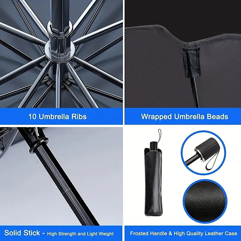 Car Sunshade Umbrella for Front Window, Foldable UV Protection Interior Sun Shade, Auto Windshield Cover, UV Blocker for Car 2025 - $17.99 –P13