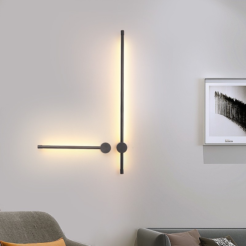 rgb dimmable appliques murales conception de bande led appliques murales d'intérieur avec télécommande 60/80 / 100cm colonne de lumière colorée changeante de couleur, lumière d'ambiance pour chambre de 2025 ? $116.99 –P10