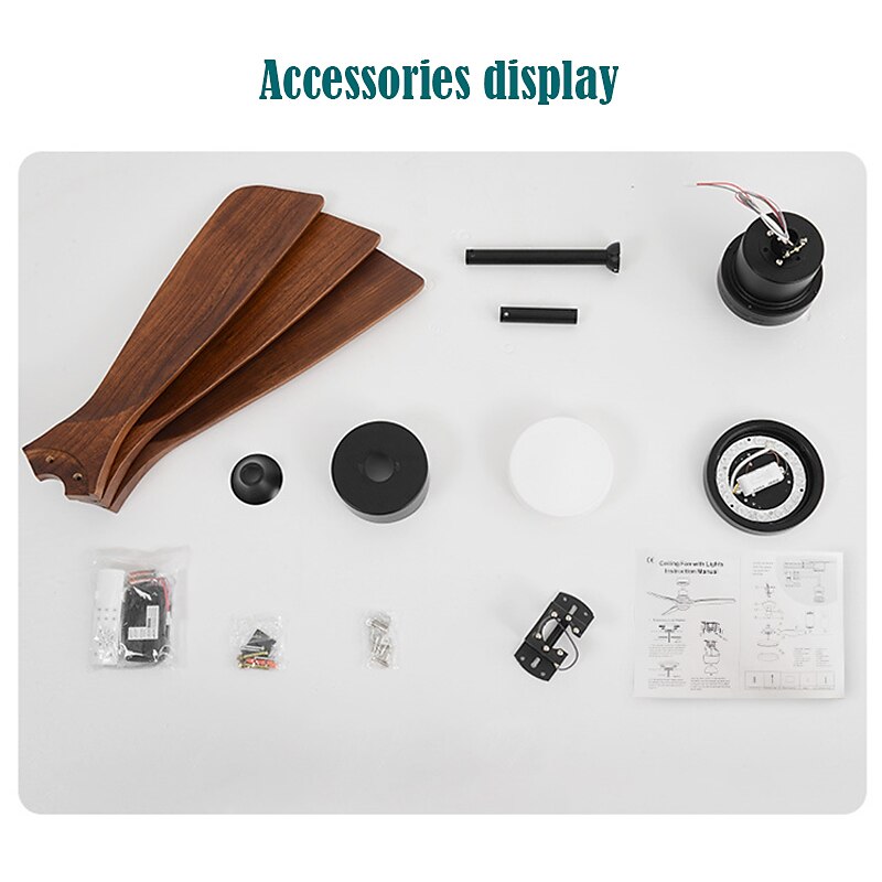 Ceiling Fan with Light App & Remote Control 105/130cm Dimmable 6 Wind Speeds Modern Ceiling Fan for Bedroom, Living Room, Small Room 110-240V 2025 - $431.89 –P10