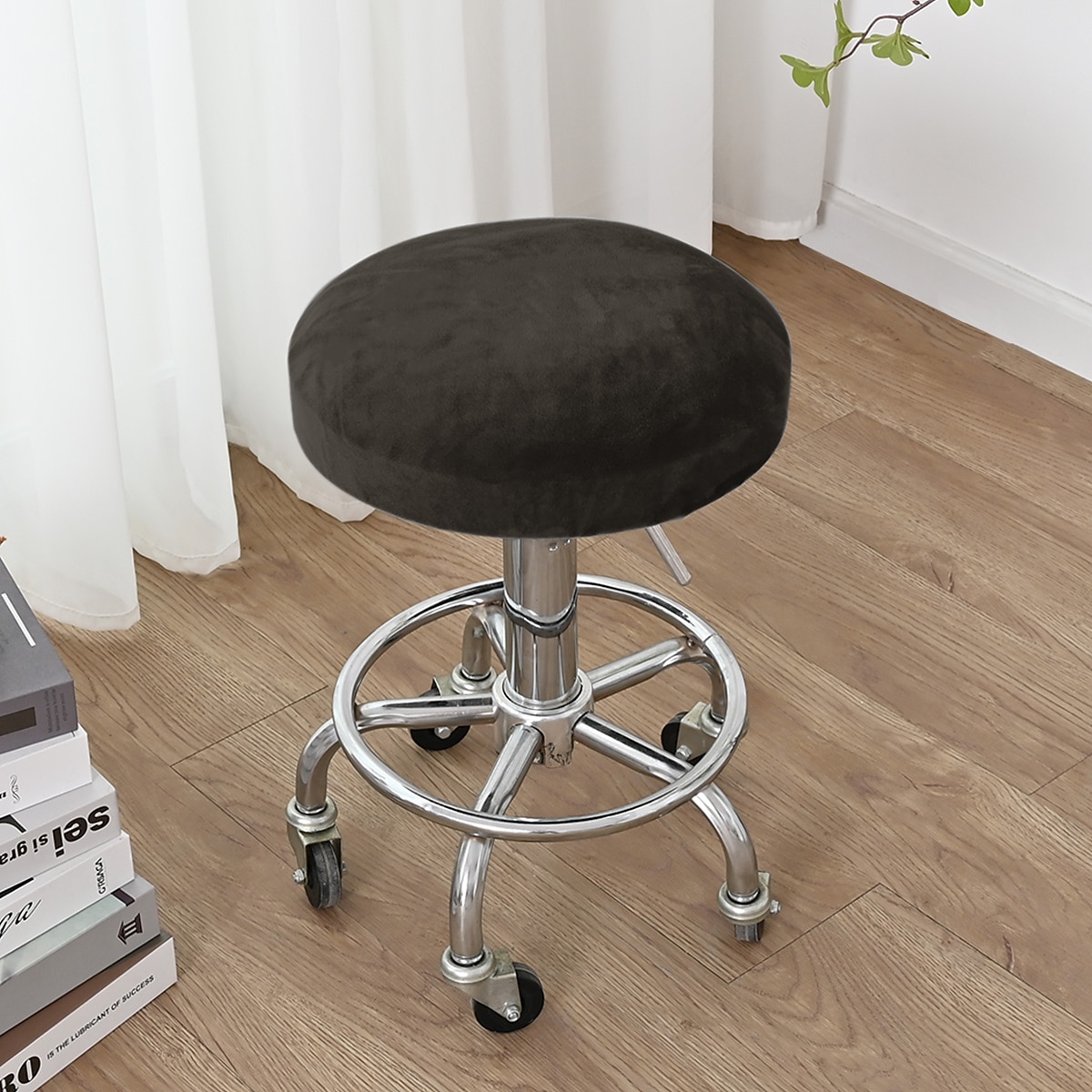 velours rond tabouret de bar siège couvre pub comptoir tabouret chaise housse carré pivotant tabouret élastique bar chaise couvre lavable housse de coussin pour café partie bar restrant de 2026 ? $16.99 –P10