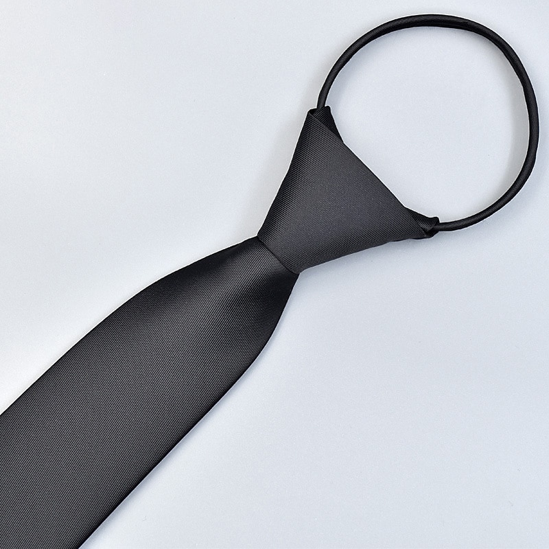 Per uomo Cravatte Cravatta con zip Cravatte da uomo Cravatta con cerniera Cravatta sottile Pretied Con fiocco Liscio Matrimonio Compleanno del 2025 a $12.49 –P2