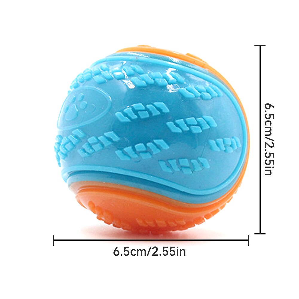 1 יחידה לחיות מחמד כלב כדור צעצוע צעצוע חורק לכלב צעצוע לעיסה גור כלבלב צעצוע טוחנות צעצועים אינטראקטיביים לכלב צבע אקראי 2025 - $13.99 –P6
