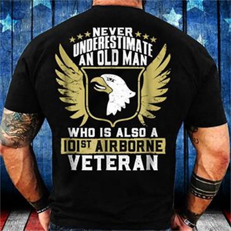 Den veteránů Pánské patriotické veterán s grafickým potiskem písmena tištěného vojáka tričko tričko s krátkým rukávem 3D potisk crew neck tričko vintage módní návrhář venkovní běžné každodenní černé 2025 - $17.99 –P3
