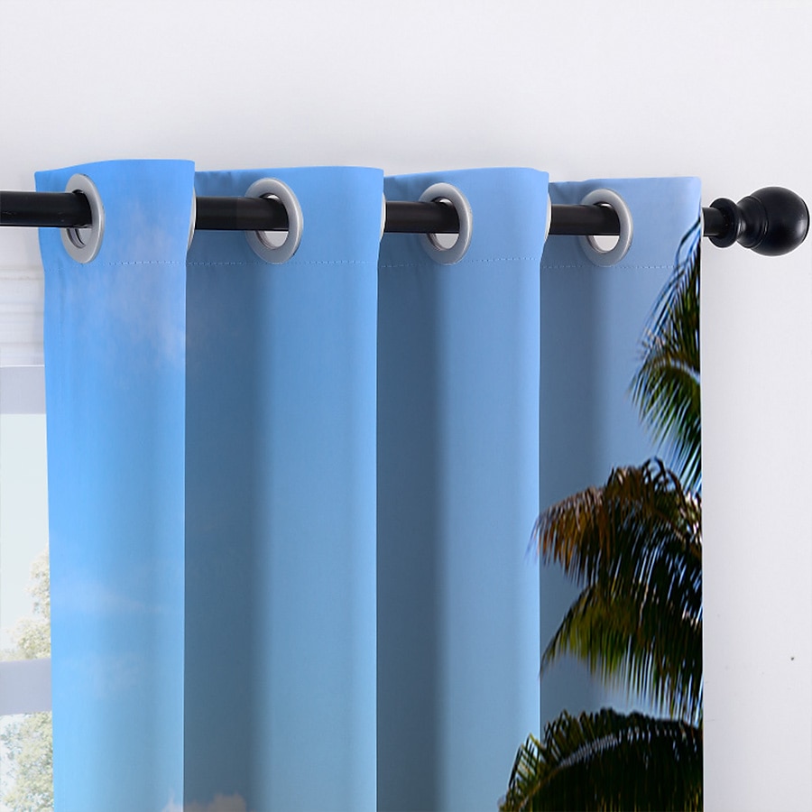 vanntette utendørs gardiner for innendørs bryllup terrasse tykke privat grommet gardiner for bryllup soverom, stue, veranda, pergola, cabana, 1 panel 2025 - $30.99 –P19