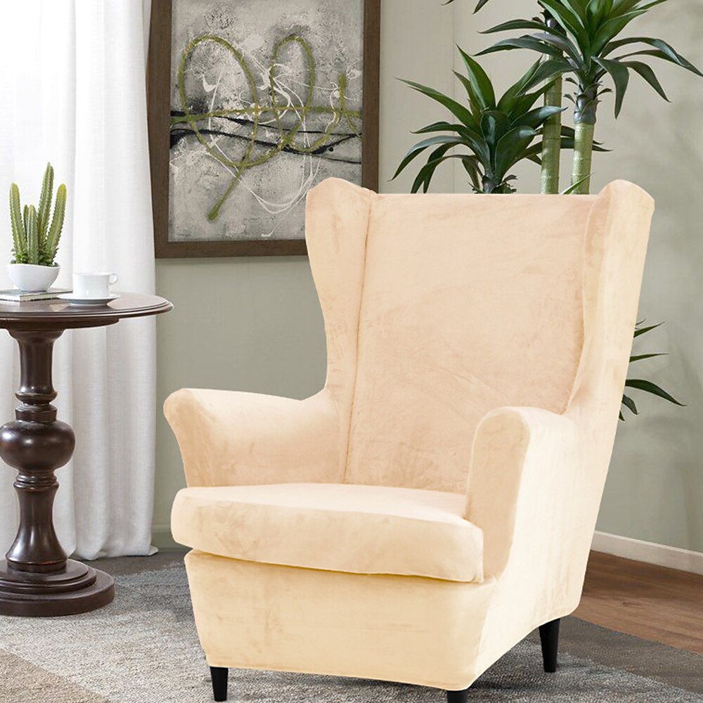 כיסוי כיסא גב כנף מתיחה קטיפה כיסוי כורסה ספנדקס כיסוי כיסא כנף כיסויי ספה לכלבים חיית מחמד, מגן ריהוט ספה רחיץ איקאה סטרנדמון 2026 - $58.99 –P8