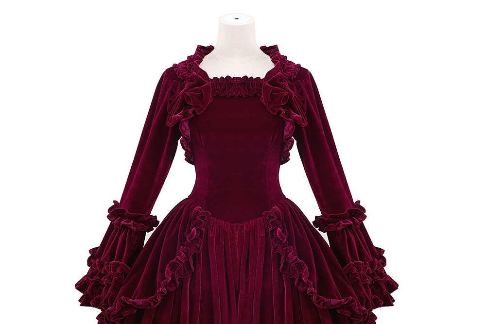 Gothic Rococo Victorian Dress Party Costume Masquerade Ruffle Sleeve Maria Antonietta Plus Size Ball Gown Women's Girls' Royal Halloween Masquerade Carnival Performance Event / Party Adults' Dress 2025 - $158.99 –P2