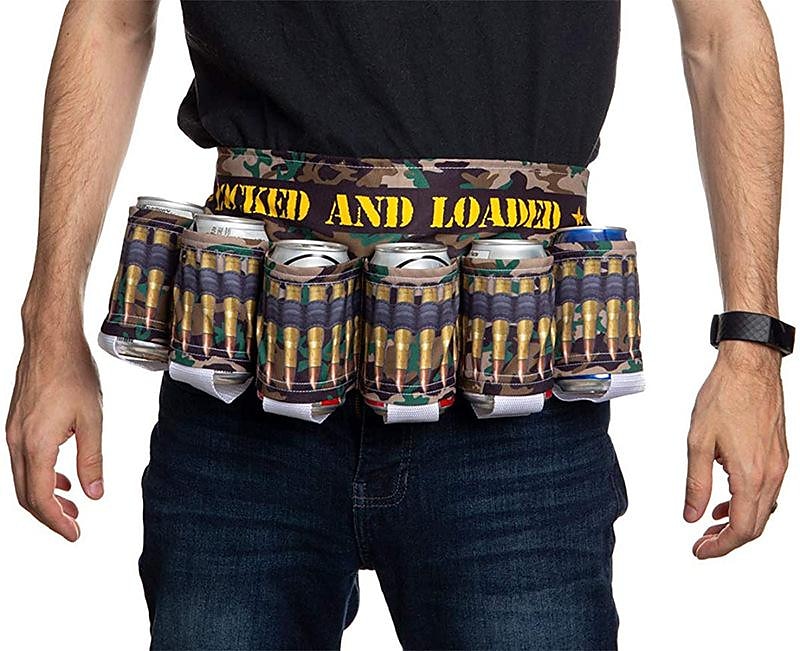 Independence Day Beer Belt, KEEP AMERICA DRUNK Beverage Beer Belt, Stripes And Stars Pattern USA Americana Patriotic Beer Belt, 4th Of July Party Decor, Summer Party Outdoor Decorations, Outdoor Party Favors 2025 - $22.99 –P5