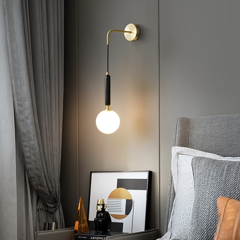 iluminación de baño luz de tocador ip20 g9 aplique de pared iluminación latón cepillado luz de baño con pantalla de vidrio transparente aplique de pared de baño luz de pared para espejo cocina 2025 - $132.99 –P1