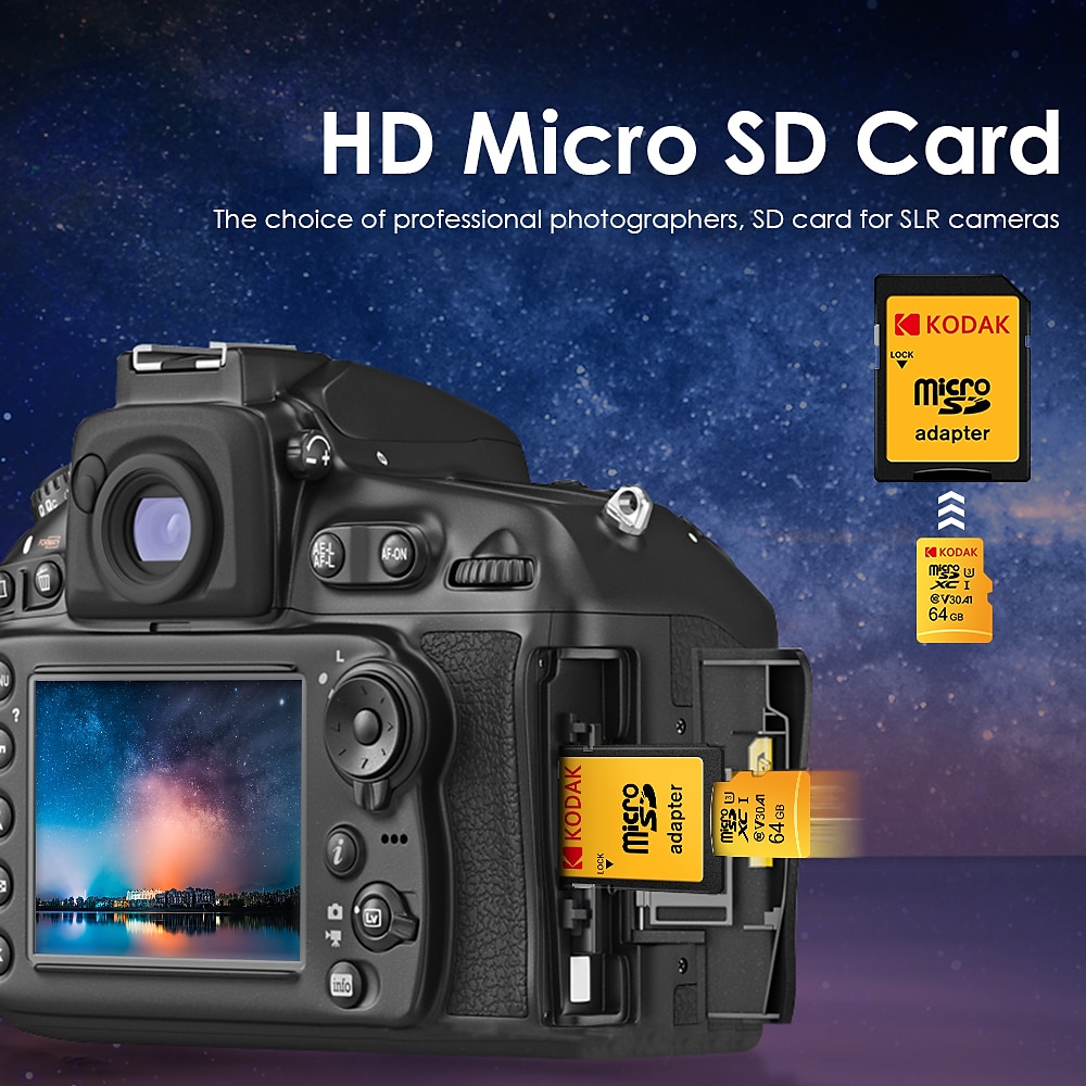 Microdrive 32Gt Micro SD / TF Muistikortti Luokka 10 80M/S Kamera 2025 - $14.99 –P7
