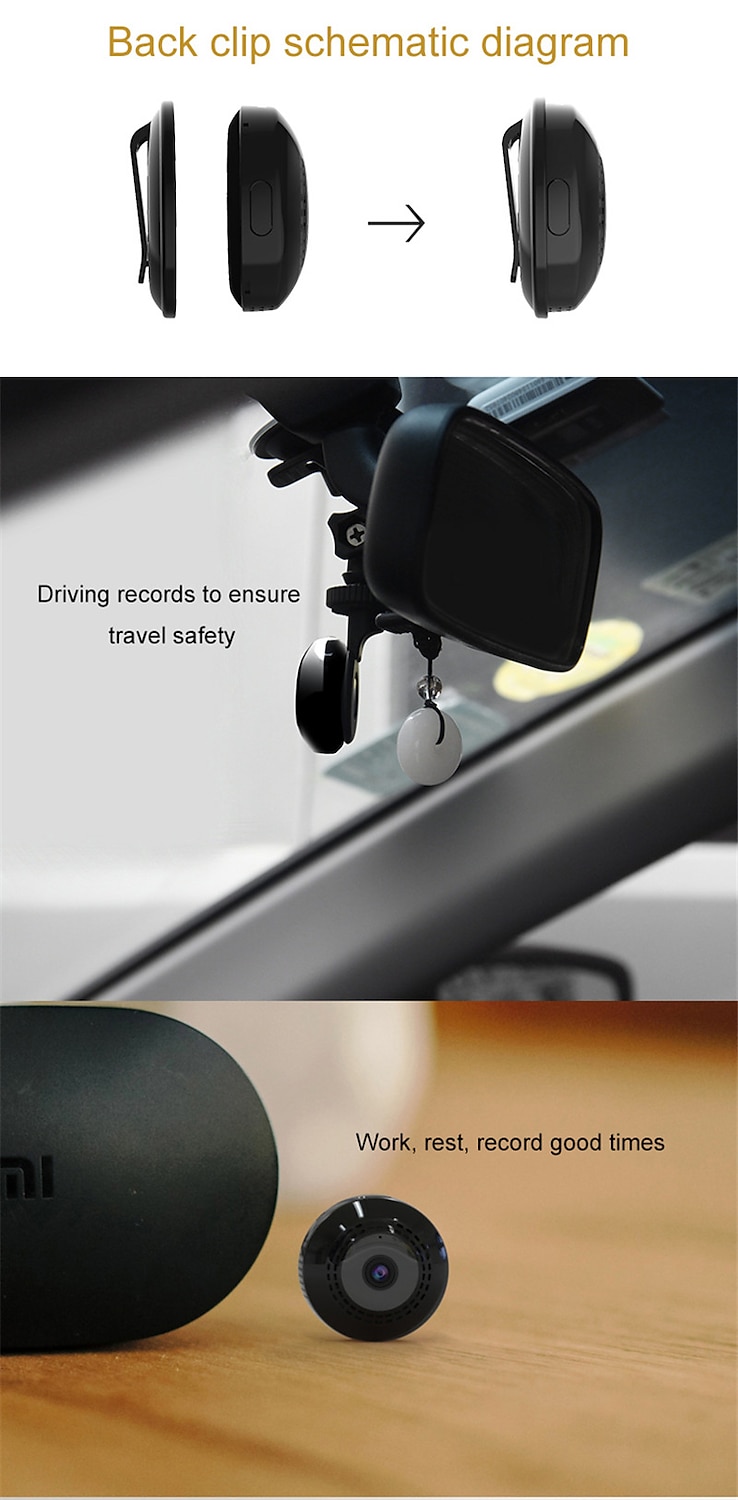 Mini Camera WiFi Wireless IP Cameras for Home Security Surveillance with Video 1080P Small Portable Nanny Cam with Phone App Motion Detection Night Vision for Indoor Outdoor Small Camera 2025 - $36.99 –P7