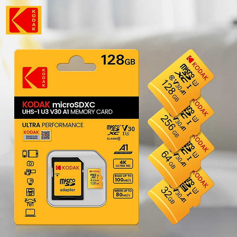 Microdrive 32Gt Micro SD / TF Muistikortti Luokka 10 80M/S Kamera 2025 - $14.99 –P1