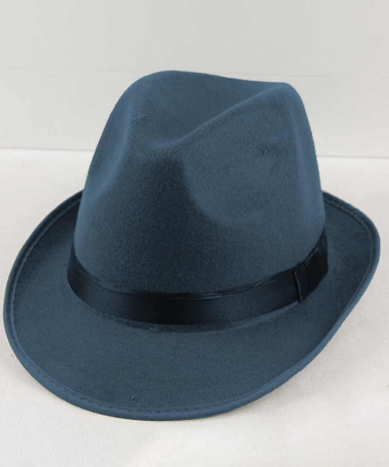 Per uomo Cappello del Kentucky Derby Cappello Fedora Cappello a tesa Nero Vino Lana fedoras Eventi Festival Semplice Protezione Solare UV Protezione solare del 2026 a $20.99 –P6