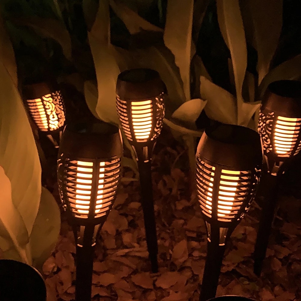 2025年 2/4 個ソーラーライト屋外ソーラートーチライトちらつき炎付き 12 LED ハロウィン装飾 Waterpoof 風景自動オン/オフ庭パティオ家の装飾ランタン  コレクション – $19.99 –P11