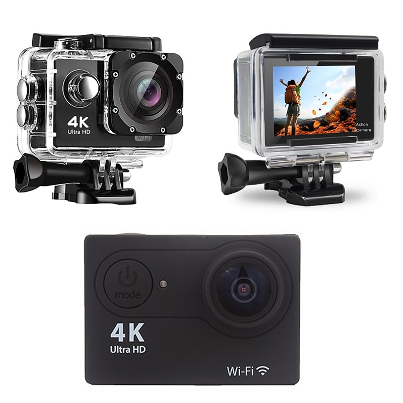 4k ultra hd akciókamera 4k/30fps wifi 2 hüvelykes 170d víz alatti vízálló sisak videofelvétel sportkamerák kültéri kamerák 2025 - $54.99 –P1