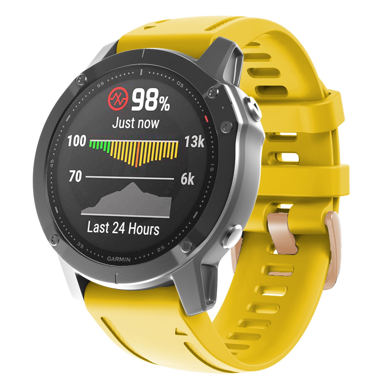 Kellon ranneke varten Garmin Fenix 7S Pro 6S 5S Plus Epix Pro 42mm Approach S70 42mm Instinct 2S Descent Mk2S D2 Delta S 20mm Silikoni Korvaus Hihna Pikakiinnitys 22mm Urheiluhihna Ranneke 2025 - $13.99 -P9