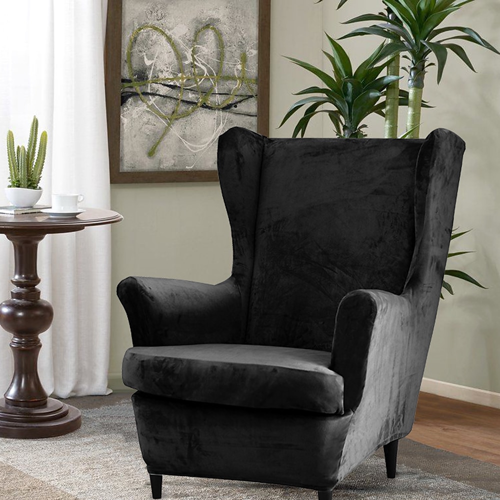 כיסוי כיסא גב כנף מתיחה קטיפה כיסוי כורסה ספנדקס כיסוי כיסא כנף כיסויי ספה לכלבים חיית מחמד, מגן ריהוט ספה רחיץ איקאה סטרנדמון 2026 - $58.99 –P7