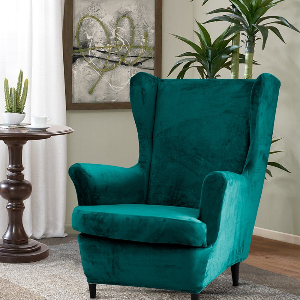 כיסוי כיסא גב כנף מתיחה קטיפה כיסוי כורסה ספנדקס כיסוי כיסא כנף כיסויי ספה לכלבים חיית מחמד, מגן ריהוט ספה רחיץ איקאה סטרנדמון 2026 - $58.99 –P15